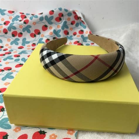 fake burberry hair accessories